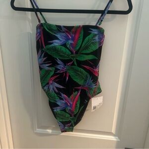 Brand new WGA swimwear one piece black/multi.